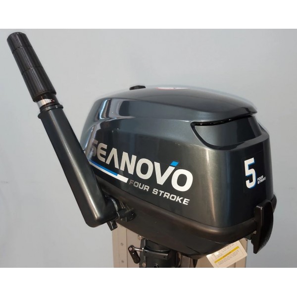 Купить лодочный мотор 4 -х тактный SEANOVO SNF5HAS (5 л.с.,112 см3, 22 кг, 1 цил, бак 1.1л+12л)