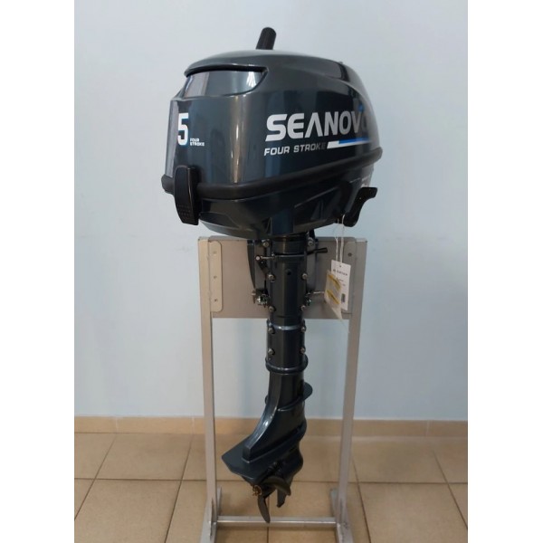 Купить лодочный мотор 4 -х тактный SEANOVO SNF5HAS (5 л.с.,112 см3, 22 кг, 1 цил, бак 1.1л+12л)