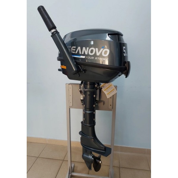 Купить лодочный мотор 4 -х тактный SEANOVO SNF5HAS (5 л.с.,112 см3, 22 кг, 1 цил, бак 1.1л+12л)