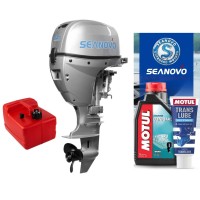 Купить лодочный мотор 4 -х тактный SEANOVO SNEF 15 FEL EFI Enduro (аналог 20 л.с.,356 см3, 57 кг, 2 цил, бак 12 л, инжектор, дистанционное управление, э/стартер)